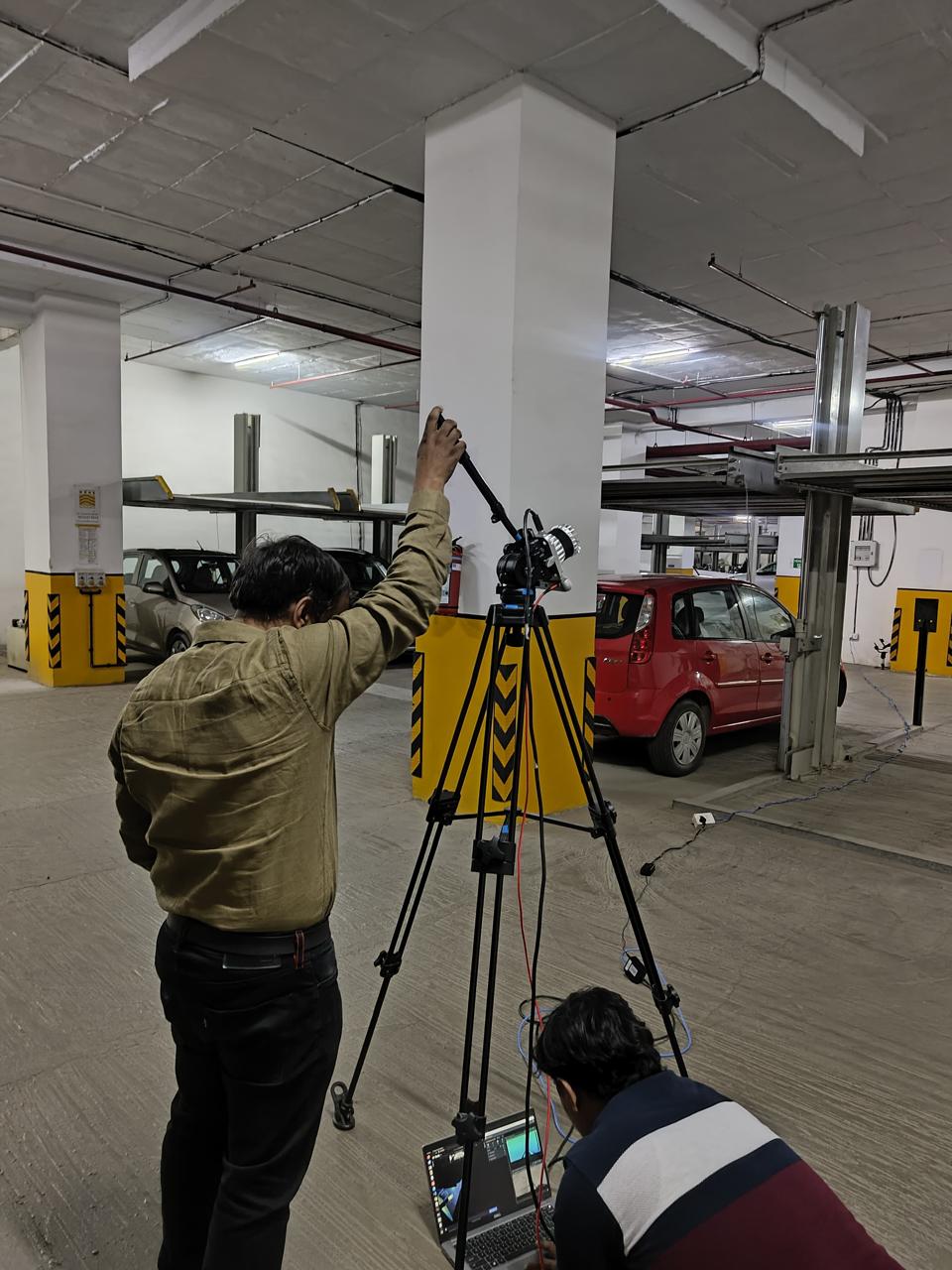 Digital Twin Scanning Process in Progress